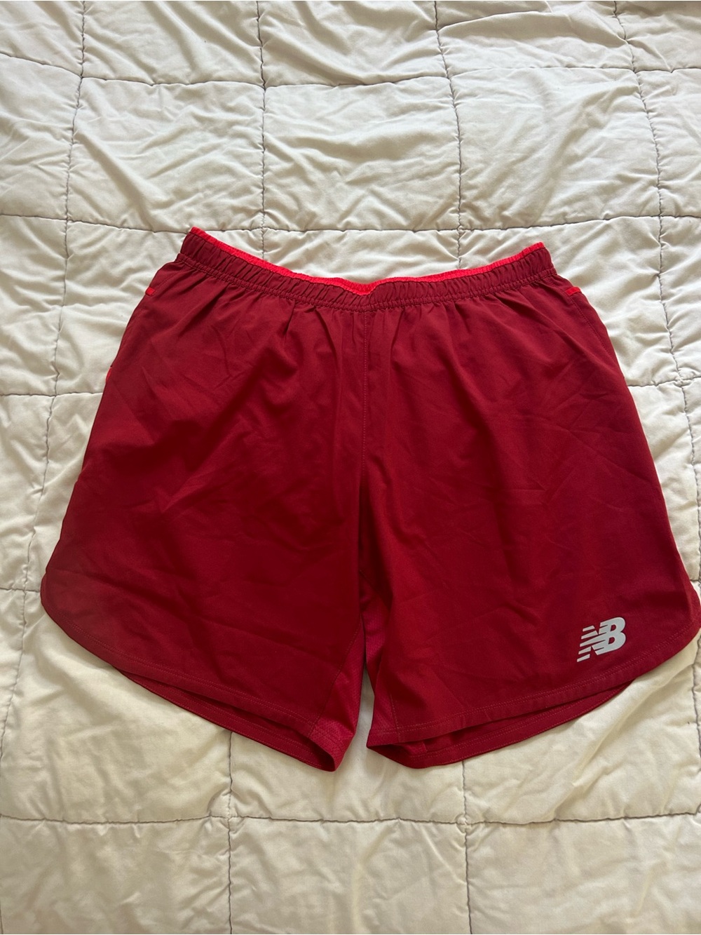 New Balance Women’s Red Athletic Running Shorts